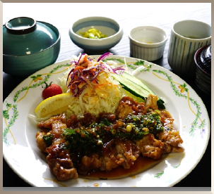 油淋鶏定食
